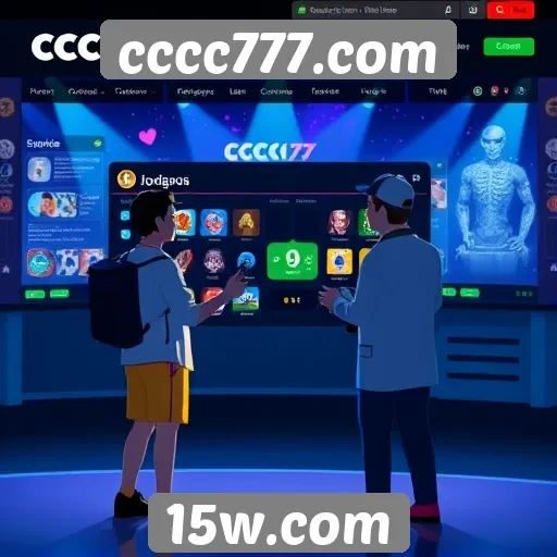 Experiência do usuário no site de jogos cccc777